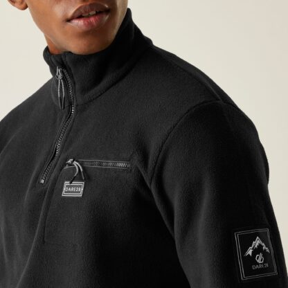 DARE2B MENS AFFINITY FLEECE BLACK - Image 5