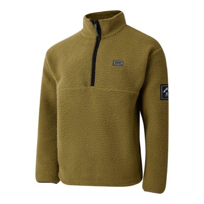 DARE2B MENS TWIN TIP 1/2 ZIP FLEECE OLIVE GREEN - Image 3