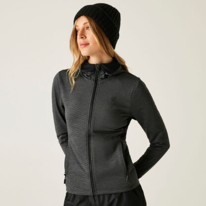 DARE2B LADIES CONVEY FLEECE BLACK - Image 10