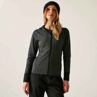 DARE2B LADIES CONVEY FLEECE BLACK - Image 6
