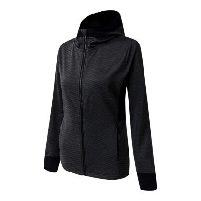 DARE2B LADIES CONVEY FLEECE BLACK - Image 3