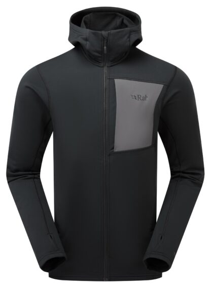 RAB MENS SUPERFLUX HOODY BLACK