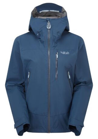 RAB LADIES DOWNPOUR MOUNTAIN JACKET TEMPEST BLUE