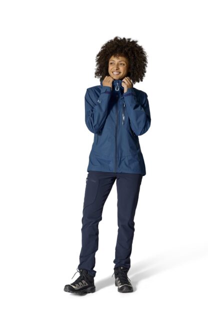 RAB LADIES DOWNPOUR MOUNTAIN JACKET TEMPEST BLUE - Image 5