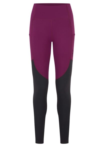 RAB LADIES TORQUE TIGHTS MULBERRY/BLACK - Image 3