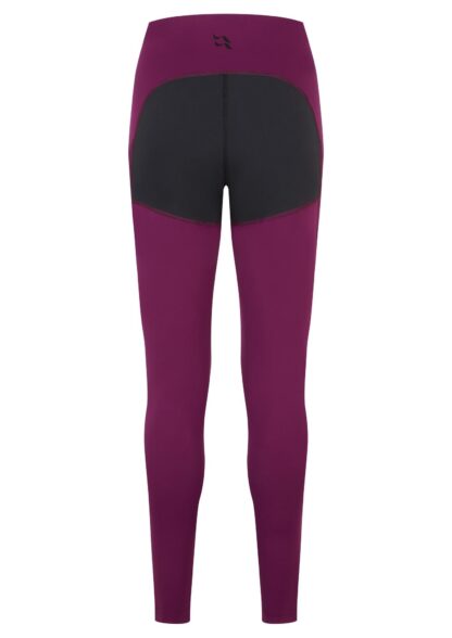 RAB LADIES TORQUE TIGHTS MULBERRY/BLACK - Image 2
