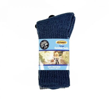 GRISPORT BOYS OUTDOOR SOCKS 3 PACK - Image 2