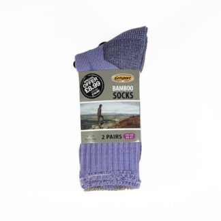 GRISPORT LADIES BAMBOO HIKING SOCKS 2 PACK