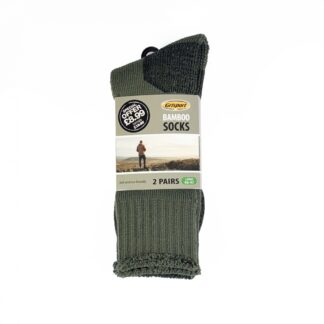 GRISPORT MENS BAMBOO HIKING SOCKS 2 PACK