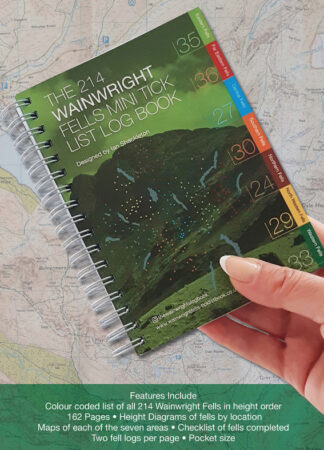 THE 214 WAINWRIGHT FELLS MINI TICK LIST LOG BOOK