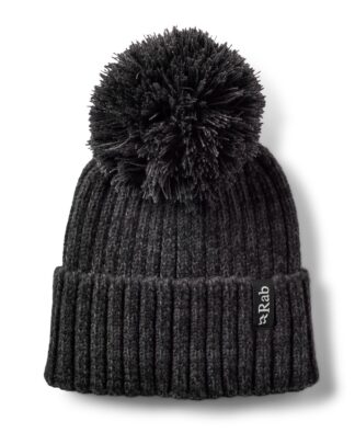 RAB KHARVE BOBBLE BEANIE BLACK
