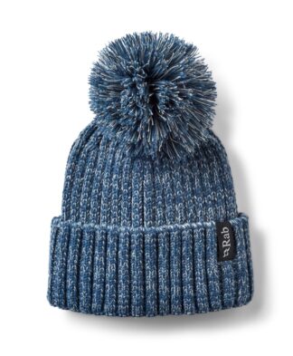 RAB KHARVE BOBBLE BEANIE TEMPEST BLUE/ORION BLUE