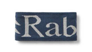 RAB KNITTED LOGO HEADBAND TEMPEST BLUE/LIGHT ZINC